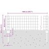 vidaXL Recinzione con Posto Grigio 0,4 x 10 m Acciaio e PVC