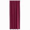 vidaXL Tende Blackout con Anelli 2 pcs Rosso Vino 245 x 140 cm