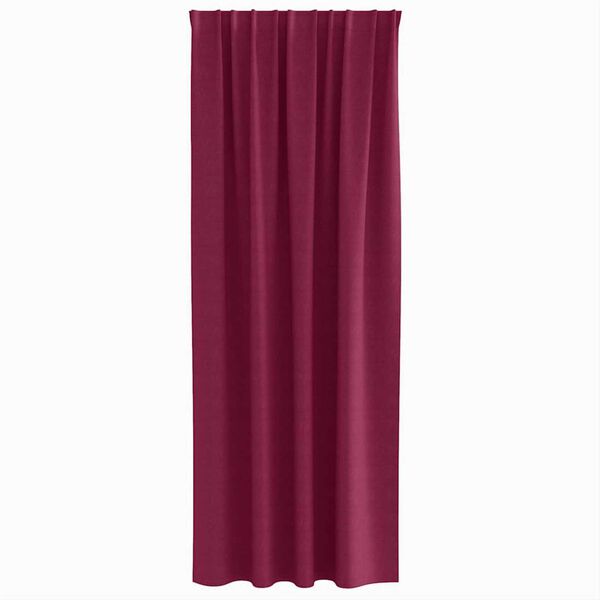 vidaXL Tende Blackout con Anelli 2 pcs Rosso Vino 245 x 140 cm