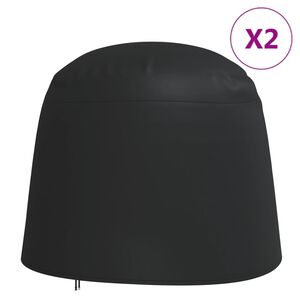 vidaXL Coperture Poltrona Sospesa Doppia 2pz &Oslash; 230x200cm 420D Oxford