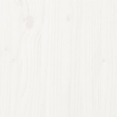 vidaXL Giroletto Bianco in Legno Massello di Pino 140x200 cm