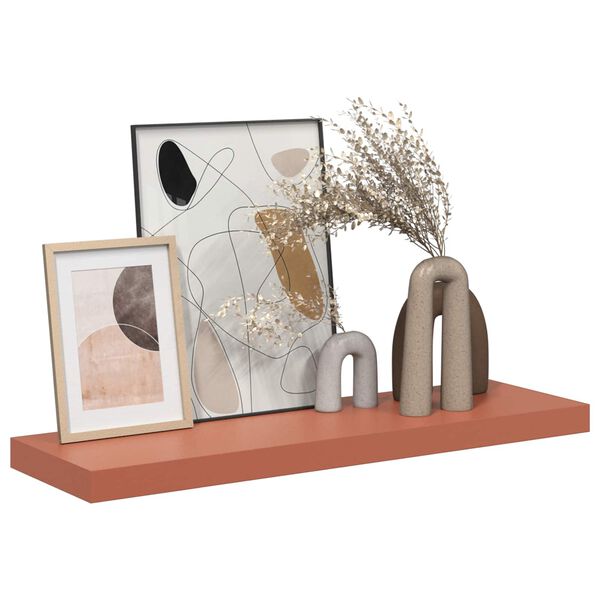 vidaXL Scaffale da parete Rosso 90 x 23,5 x 4 cm Legno multistrato