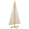 vidaXL Albero di Natale Decorativo in Legno 120 cm Legno Massello Pino