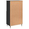 vidaXL Credenza Nero 60 x 36 x 110 cm Legno multistrato