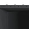 vidaXL Fioriere da Giardino 2 pz Nere 30x30x60 cm in Polyrattan