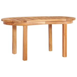 vidaXL Tavolino da Salotto 90x50x45 cm in Legno Massello di Teak