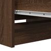 vidaXL Credenza Rovere Marrone 37,5x35x99 cm in Legno Multistrato