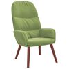 vidaXL Sedia Relax Verde Chiaro in Velluto
