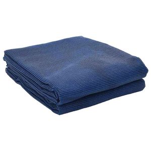 vidaXL Tappeto da Tenda Blu 200 x 200 cm Poliestere