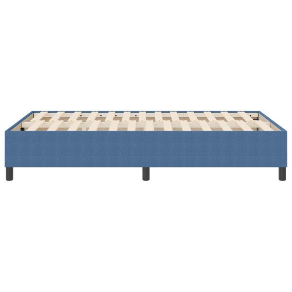 vidaXL Struttura letto piattaforma Blu 120 x 190 cm Tessuto