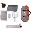 vidaXL Tenda Familiare a Cupola 9 Persone Arancione Impermeabile