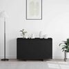 vidaXL Credenza Nero 120 x 41 x 75 cm Legno multistrato