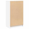 vidaXL Scarpiera Bianca 59x35x100,5 cm in Legno Multistrato