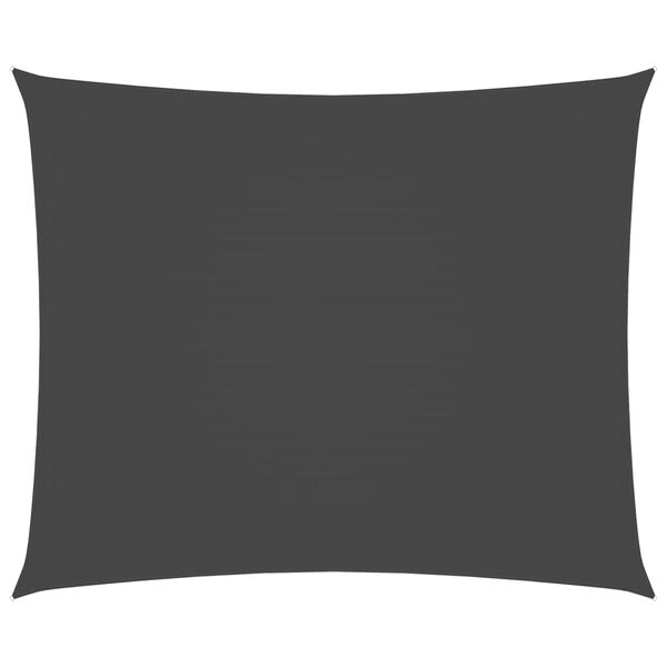 vidaXL Parasole a Vela Oxford Rettangolare 6x7 m Antracite
