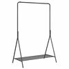 vidaXL Stendibiancheria Nero 100 x 56 x 154 cm Acciaio