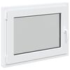 vidaXL Finestra per Soffitta RISOR 90 x 50 cm PVC e Vetro Bianco