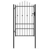 vidaXL Cancello per recinzione ASTEN 100 x 150 cm Metallo Bloccabile