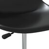 vidaXL Sedie da Pranzo Girevoli 4 pz Nere in PP