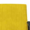 vidaXL poltrona Giallo 59 x 75 x 78 cm Velluto