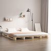 vidaXL Letto a Pallet 200x200 cm in Legno Massello di Pino