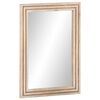 vidaXL Specchio da Bagno 50x70 cm in Legno Massello di Mango e Vetro
