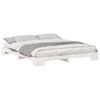 vidaXL Struttura del letto Bianco 200 x 210 cm Pino massello