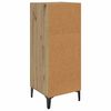 vidaXL Credenza Rovere artigianale 34,5 x 34 x 90 cm Legno multistrato