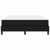 vidaXL Struttura del letto con materasso Nero 140 x 190 cm Tessuto