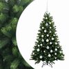 vidaXL Albero di Natale Artificiale con Palline 120 cm 150 LED