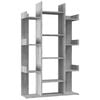 vidaXL Libreria Grigio Sonoma 86x25,5x140 cm in Legno Multistrato
