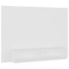 vidaXL Mobile TV a Muro Bianco 120x23,5x90 cm in Legno Multistrato