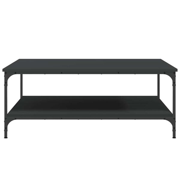 vidaXL Tavolino da Salotto Nero 100x100x40 cm in Legno Multistrato