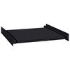 vidaXL Mensola Intermedia per Lavatrice Nero 60 x 60 x 8 cm Acciaio