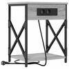 vidaXL Armadio da Notte Grigio Sonoma 41 x 31 x 51 cm