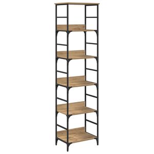 vidaXL Libreria 5 livelli 50 x 33 x 188,5 cm Legno ingegnerizzato