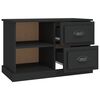 vidaXL Mobile Porta TV Nero 73x35,5x47,5 cm in Legno Multistrato