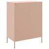 vidaXL Credenza Rosa 68x39x89 cm in Acciaio