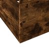 vidaXL Giroletto con Cassetti Rovere Fumo 75x190 cm Legno Multistrato