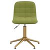 vidaXL Sedie da Pranzo Girevoli 2 pz Verde Chiaro in Velluto