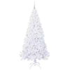 vidaXL Albero di Natale artificiale Bianco 210 cm PVC e Acciaio