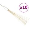 vidaXL Luci di Natale Fuochi Artificio 10pz Bianco Caldo 10cm 1400 LED