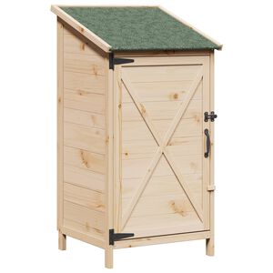 vidaXL Capanno da Giardino Naturale 59,5 x 56 x 113,5 cm