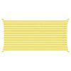 vidaXL Vela da ombra solare Giallo e Bianco 5 x 2,5 m