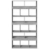 vidaXL Libreria Grigio Sonoma 100x33x187,5 cm in Truciolato