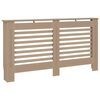 vidaXL Copertura per Radiatore 152x19x81,5 cm in MDF