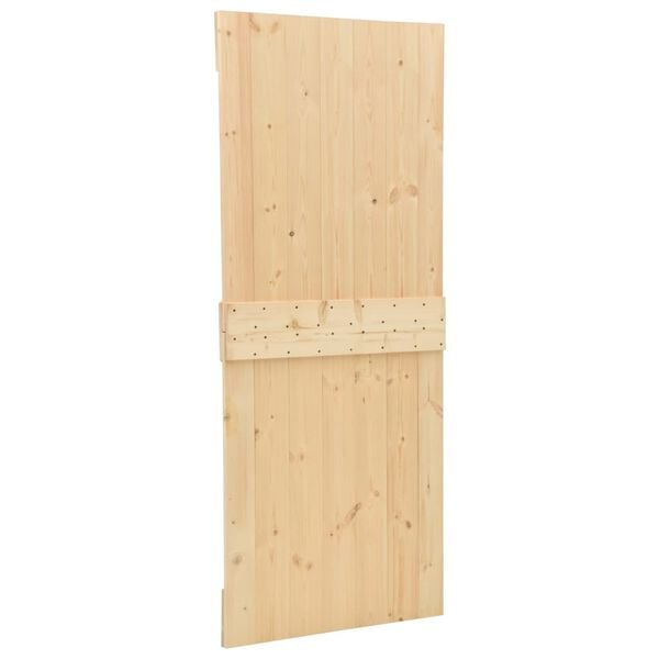 vidaXL Porta 100x210 cm in Legno Massello di Pino