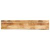 vidaXL Piano Tavolo 160x40x2,5 cm Bordi Vivi Legno di Mango Grezzo