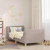vidaXL Struttura letto bambini con testata Grigio chiaro 80 x 160 cm