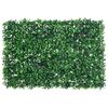  vidaXL Recinzione Foglie Arbusti Artificiali 6 pz Verde 40x60 cm