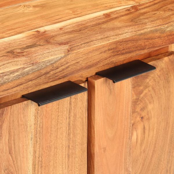 vidaXL Credenza con 3 Cassetti e 4 Ante in Legno Massello di Acacia